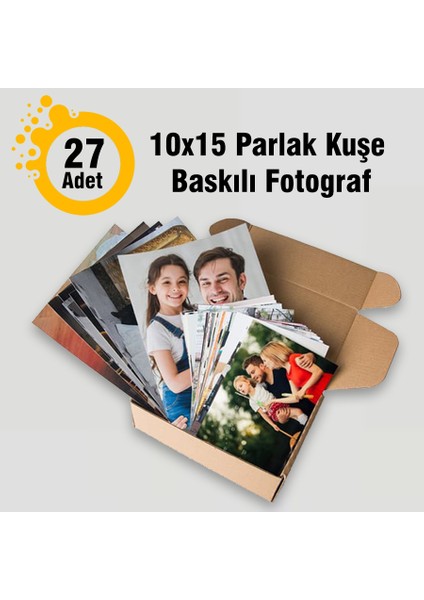 Kişiye Özel Fotoğraf Magneti Seti: 27 Adet 9x6 cm Magnet + 27 Adet 10X15 cm Yüksek Çözünürlüklü Fotoğraf Baskı (Dayanıklı ve Şık) modelleri