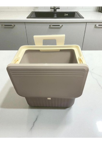 Mutfak Tezgah Üstü ve Dolap Askılı Çöp Kovası 15LT fiyatları