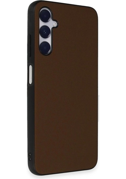 Newface Samsung Galaxy A05S Kılıf Taft Kapak - Kahverengi