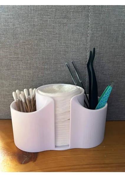 Makyaj Pamuğu ve Kulak Çubuğu Organizeri – Pamuk, Cımbız, Törpü ve Aksesuar Düzenleyici Stand fiyatları