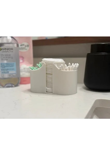 Makyaj Pamuğu ve Kulak Çubuğu Organizeri – Pamuk, Cımbız, Törpü ve Aksesuar Düzenleyici Stand fırsatları