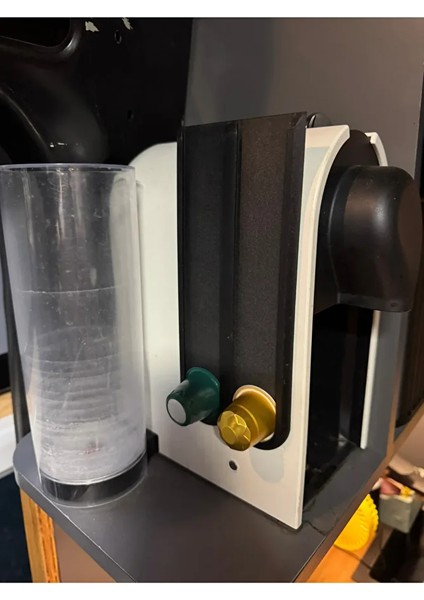 Kapsül Kahve Tutucu Düzenleyici Siyah Organizer 2 Yuvalı