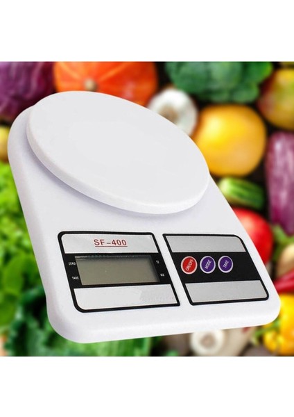 LCD Ekranlı Dijital Hassas Mutfak Tartısı, Doğru ve Hızlı Ölçüm