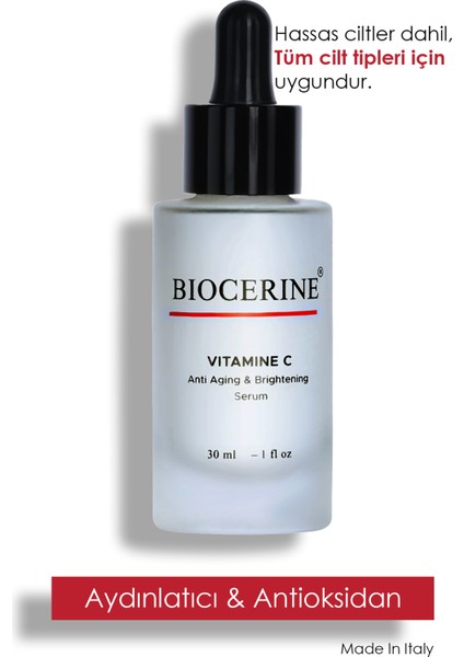C Vitamini Yaşlanma Karşıtı ve Aydınlatıcı Vegan Serum