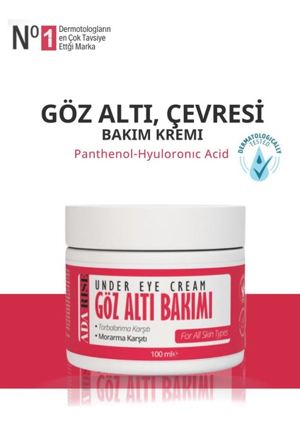 Göz Altı Torba ve Morluk & Koyu Halka Karşıtı Yoğun Nemlendirici Göz Altı Aydınlatıcı Krem 100 ml fırsatları