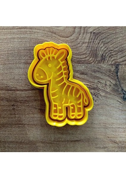 Safari Hayvan Figürlü 5'li Kurabiye Kalıbı Seti - Polimer Kil, Oyun Hamuru Kesici Şekillendirici fırsatları