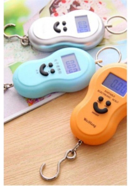 50 kg Kapasiteli Taşınabilir Elektronik Tartı Renkli Sağlam ve Hafif