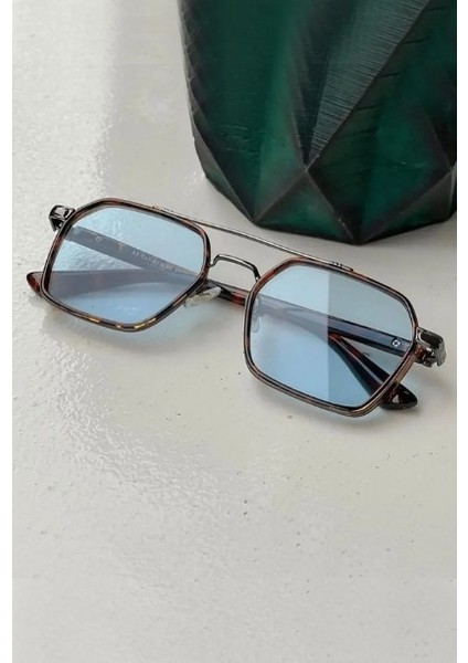 Unisex Güneş Gözlük Leopar Mavi modelleri