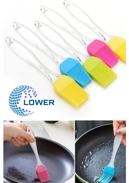 Renkli 5'li Silikon Yağlama ve Yumurta Sürme Fırçası, Mutfak Için Ideal Araçlar modelleri
