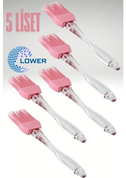 Renkli 5'li Silikon Yağlama ve Yumurta Sürme Fırçası, Mutfak Için Ideal Araçlar fırsatları