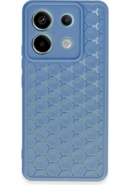 Newface Xiaomi Redmi Note 13 Pro 5g Kılıf Petek Silikon Kapak - Mavi