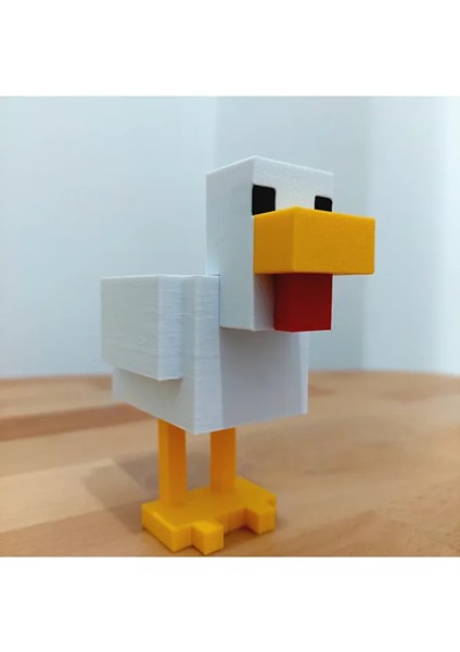 Minecraft Tavuk Figürü 9 cm - Dekoratif Oyuncak & Koleksiyonluk Biblo modelleri
