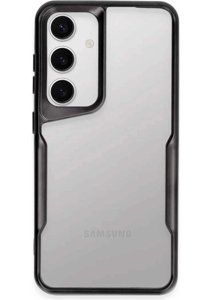 Newface Samsung Galaxy A24 4g Kılıf Boyi Silikon Kapak - Siyah