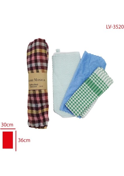 Renkli 140X140 Kurulama Bezi ve 2 Mikrofiber Temizlik Bezi Fırsat Paketi