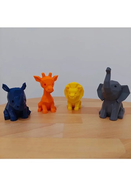 Sevimli Safari Figürler – Oyuncak Hayvan Seti