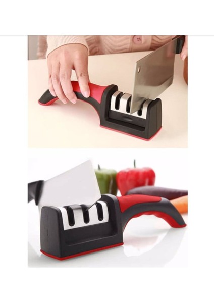 3 Kademeli Çok Amaçlı Bıçak Bileyici, Keskinlik Artırıcı, Pratik ve Güçlü Alet modelleri