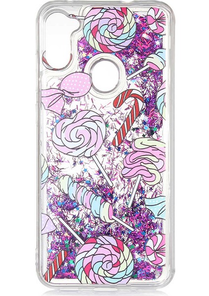 Galaxy A11 Kılıf Esnek Renekli Eğlenceli Kapak Marshmelo Silikon