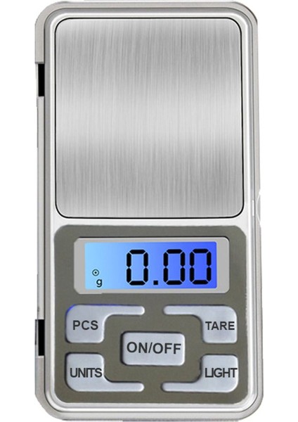 2xaaa Pil ile Çalışan LCD Ekranlı Hassas Cep ve Mutfak Terazisi 500G/0.01G