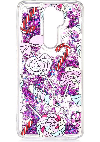 Xiaomi Redmi Note 8 Pro Kılıf Esnek Renekli Eğlenceli Kapak Marshmelo Silikon