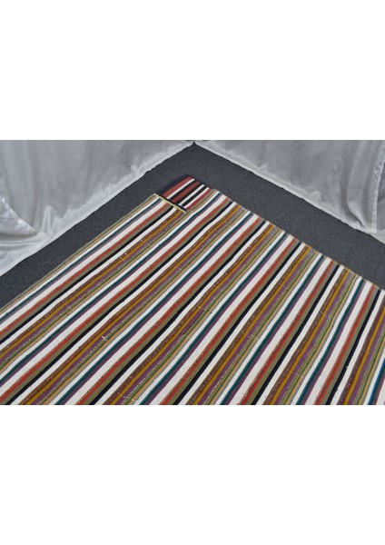 El Dokuma Büyük Boy Bukleli Pamuklu Yamalı Yörük Kilimi 6330 indirimleri