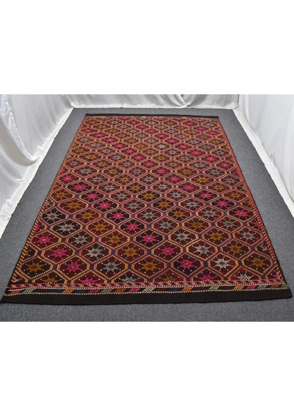 Yeni El Dokuması Devasa Karapınar Yörük Yün Cecim Kilim 6317 modelleri