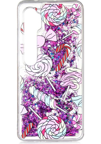 Xiaomi Mi Note 10 Lite Kılıf Esnek Renekli Eğlenceli Kapak Marshmelo Silikon