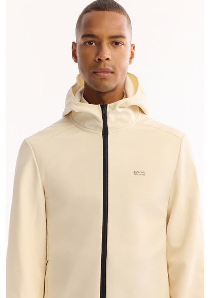 Erkek Ekru Kapüşonlu Fonksiyonel ÇiftKullanım Su İtici Rüzgar Geçirmez Mevsimlik Mont A52Y6167 fiyatları
