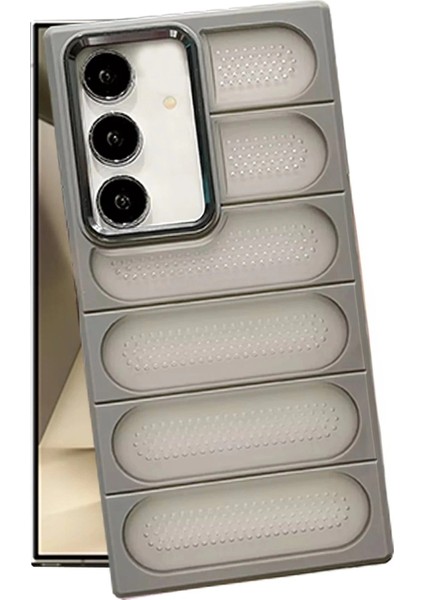 Newface Samsung Galaxy S24 Kılıf Airmax Silikon Kapak - Titan Gri