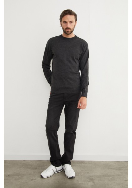 Basic Bisiklet Yaka Triko Kazak modelleri