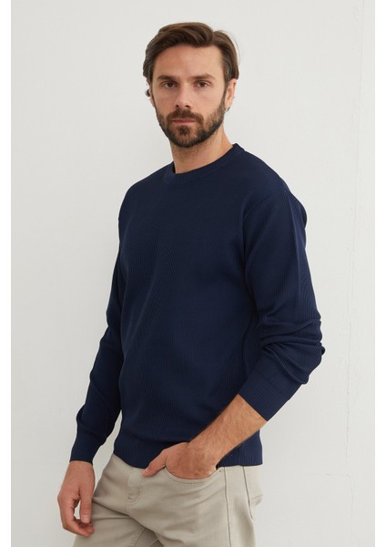 Basic Bisiklet Yaka Triko Kazak modelleri