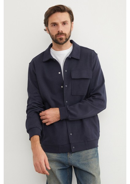 Çıt Çıtlı Cepli Polo Yaka Ceket fiyatları