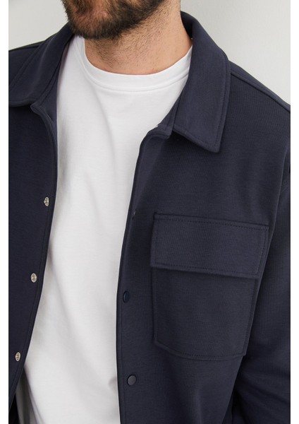 Çıt Çıtlı Cepli Polo Yaka Ceket fırsatları