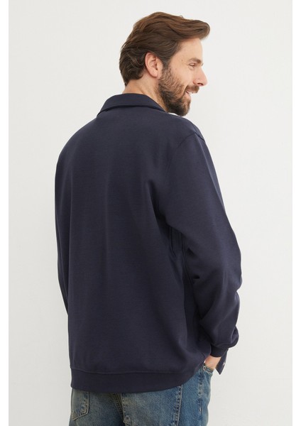 Çıt Çıtlı Cepli Polo Yaka Ceket