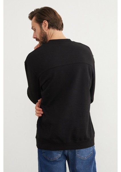 Original Raw Kabartma Baskılı Sweatshirt