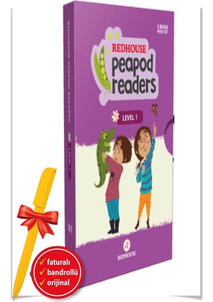 Alfa Kalem+ Redhouse Peapod Readers Ingilizce Hikaye Seti 1 (Kutulu Ürün) Redhouse Kitap Ingilizce