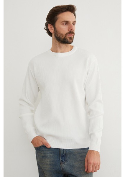 Basic Bisiklet Yaka Triko Kazak fırsatları