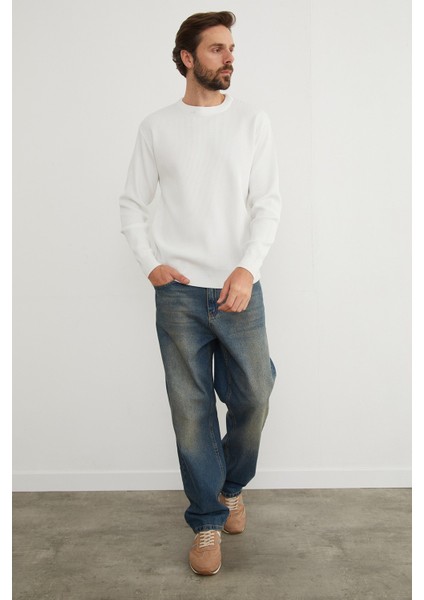 Basic Bisiklet Yaka Triko Kazak indirimleri