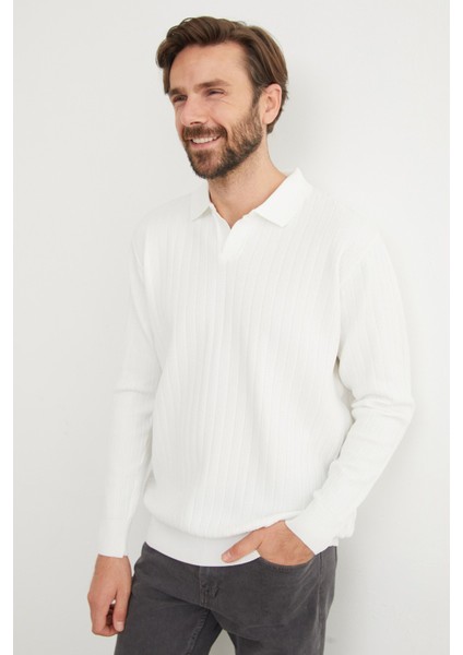 Basic Polo Yaka Triko Kazak modelleri