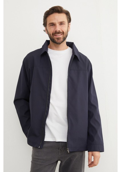 Fermuarlı Polo Yaka Scuba Kumaş Yağmurluk fiyatları