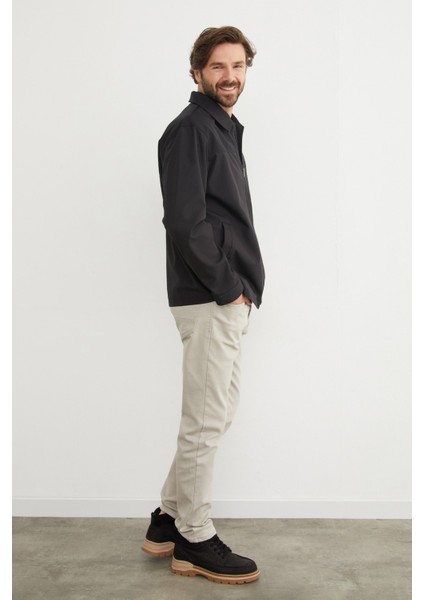 Fermuarlı Polo Yaka Scuba Kumaş Yağmurluk indirimleri