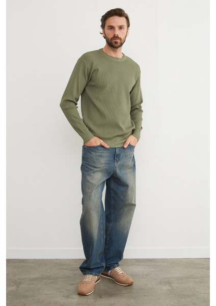 Basic Bisiklet Yaka Triko Kazak modelleri