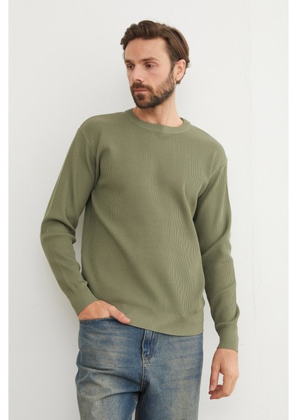 Basic Bisiklet Yaka Triko Kazak fırsatları