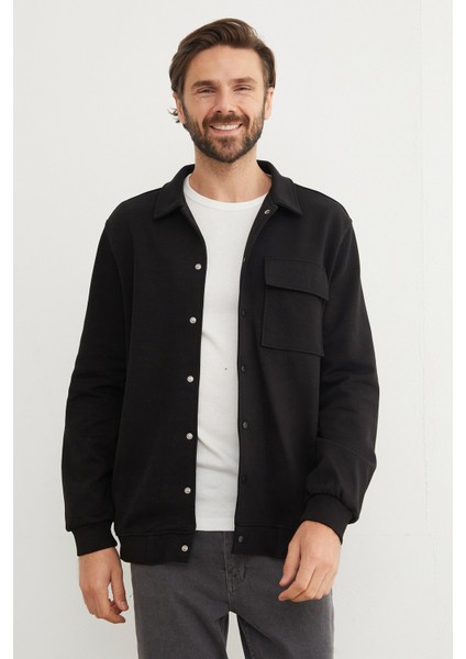 Çıt Çıtlı Cepli Polo Yaka Ceket fırsatları