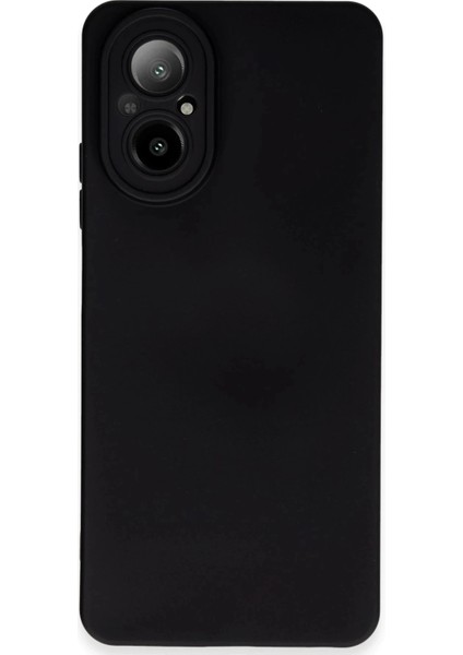 Newface Realme 12 Lite Kılıf Nano Içi Kadife Silikon - Siyah