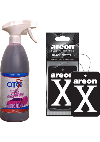 Areon Hediyeli Pembe Oto Şampuanı 720 ml