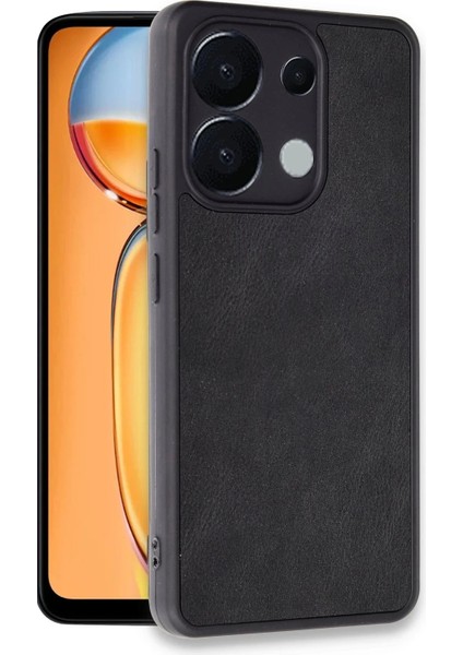 Newface Xiaomi Redmi Note 13 4g Kılıf Aras Deri Kapak - Siyah fiyatları