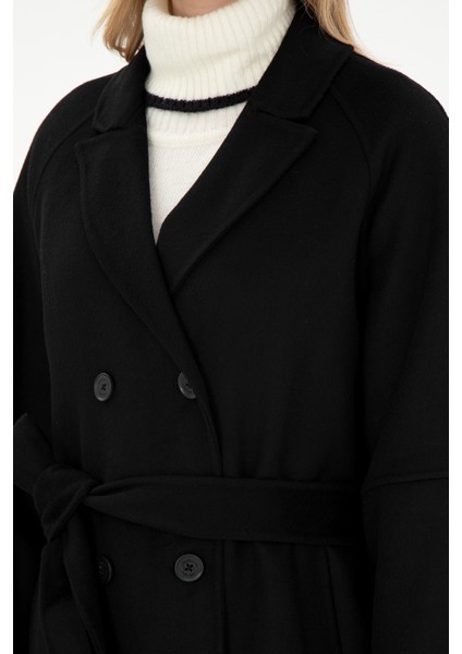 Kadın Siyah Kaban 50291521-VR046