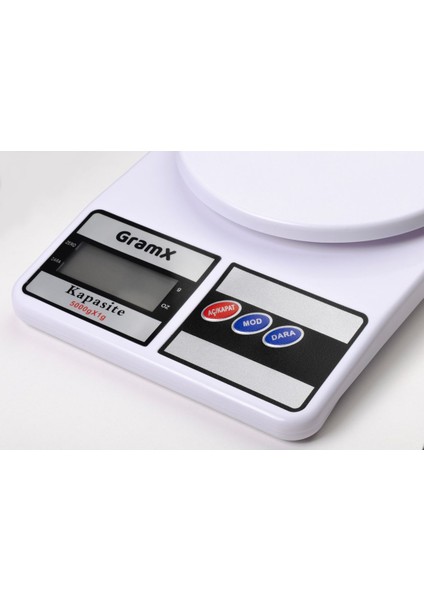 Dijital Hassas Mutfak Tartısı, LCD Ekran, Beyaz, Kolay Kullanım fırsatları