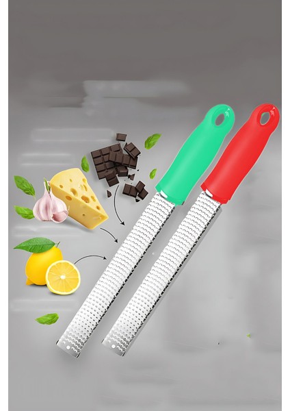Limon, Peynir, Çikolata, Sarımsak Rende Seti, 2'li, Mutfak Araçları, Pratik Kullanım modelleri