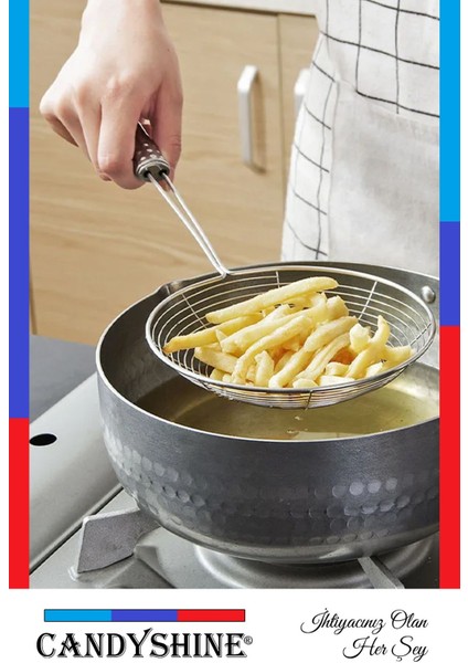 Paslanmaz Çelik Kızartma ve Haşlama Süzgeç, Kaşık, Kevgir, Tel, Çok Amaçlı fiyatları